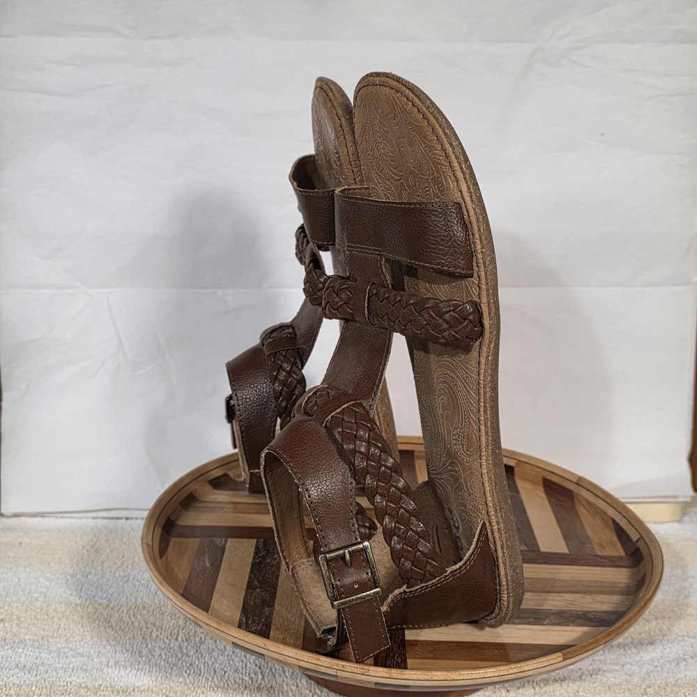 B.O.C by Born Women's Melinda Gladiator Sandal size 10 Brown Stappy - Picture 14 of 16